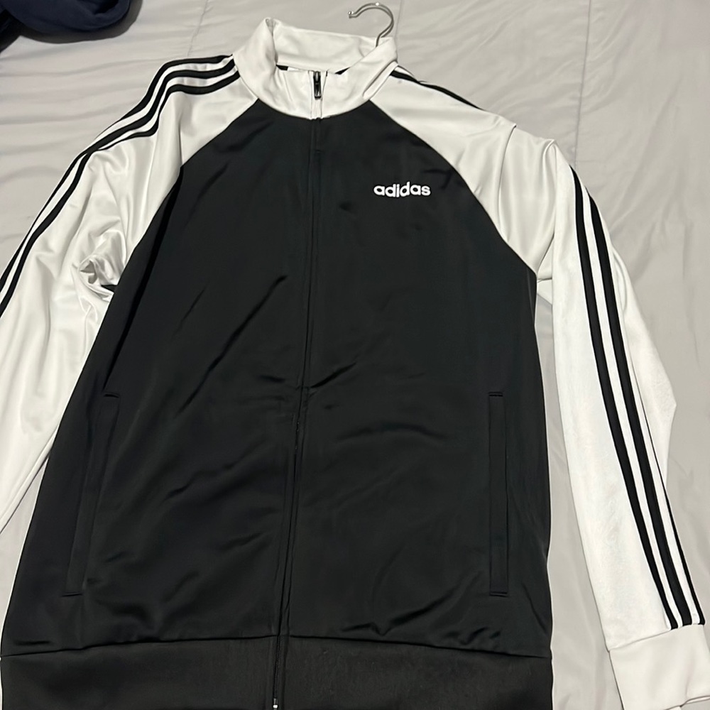 Adidas men zip up jacket
